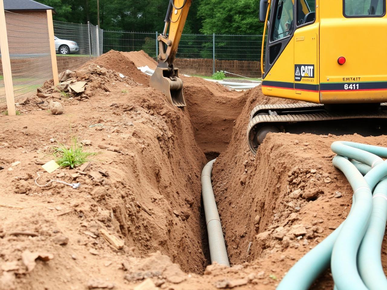 Drenagem e infraestrutura do terreno